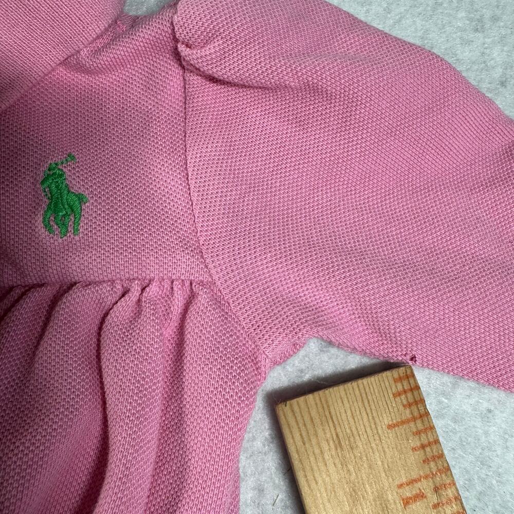 Ralph Lauren Baby 9M Lot of 2 Pink One Piece Outfits 1 footed and 1 Non footed - Picture 11 of 12